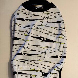 DOG One Piece Halloween Mummy Medium Thrills & Chills T-Shirt Pet NWOT